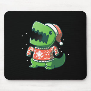 T-Rex Kerst Fun Dinosaurus Lelijke saurus Muismat