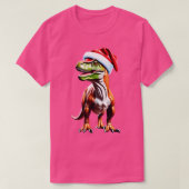 T Rex Kerst TShirt (Design voorkant)