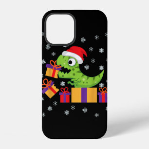 T-Rex Kerstcadeau Grappige Dinosaur Kuslige Kerst iPhone 12 Hoesje