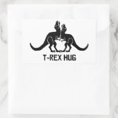 T-Rex knuffel Sticker (Tas)