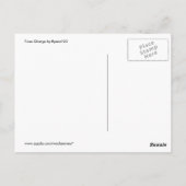 T-rex-lading Briefkaart (Achterkant)