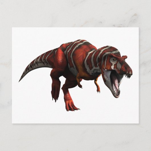 T-rex-lading Briefkaart (Voorkant)