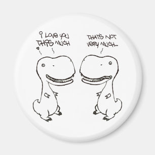 T-rex-liefde Magneet