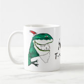 T-Rex-Mas Christmas Mug (Gauche)