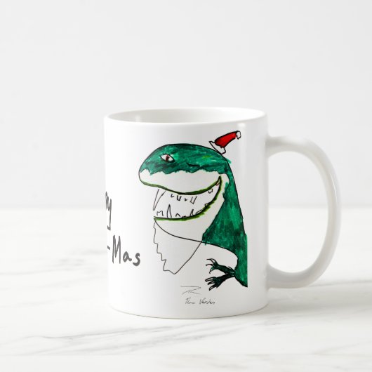 T-Rex-Mas Christmas Mug (Droite)