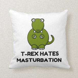 T Rex Masturbation Kussen
