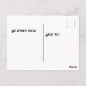 T-Rex met kiwi's Briefkaart (Achterkant)