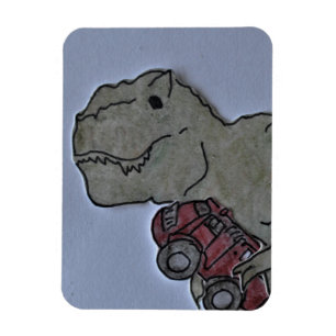 T Rex met Truck Flex Magnet Magneet