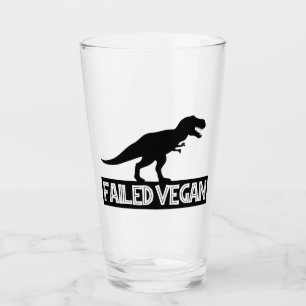 T-Rex mislukt Vegan Glas