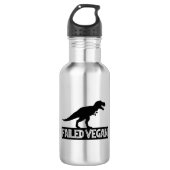T-Rex mislukt Vegan Waterfles (Voorkant)