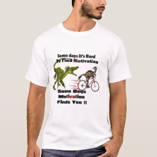 T-Rex Motivatie Shirt - Grappig Dinosaurus Mannen