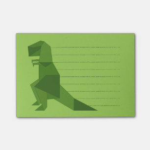 T-Rex origami Post-it® Notes