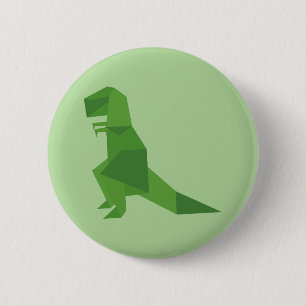 T-Rex Origami Ronde Button 5,7 Cm