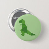 T-Rex Origami Ronde Button 5,7 Cm (Voorkant /achterkant)