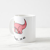 T-Rex Pâques Mug de lutte (Devant gauche)