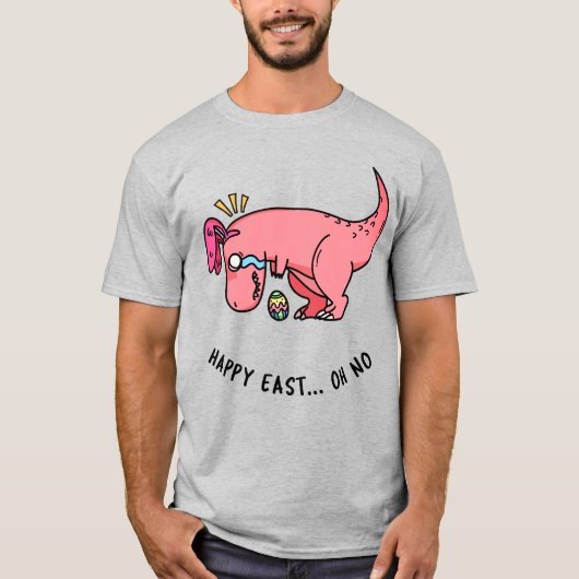 T-Rex Pâques Struggle T-Shirt (Devant)