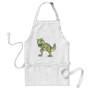T-rex! Personaliseerbaar! Standaard Schort