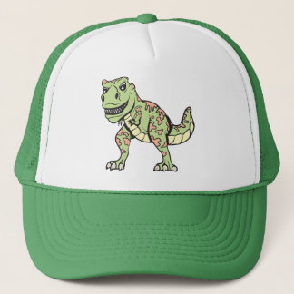 T-rex! Personaliseerbaar! Trucker Pet