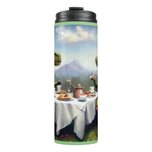 T Rex Picknick Thermosbeker (Voorkant)