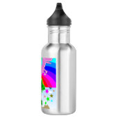 T-Rex Pixel Dinosaur Waterfles (Rechts)