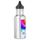 T-Rex Pixel Dinosaur Waterfles (Links)
