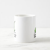 T-Rex Pompes drôle Mug (Centre)