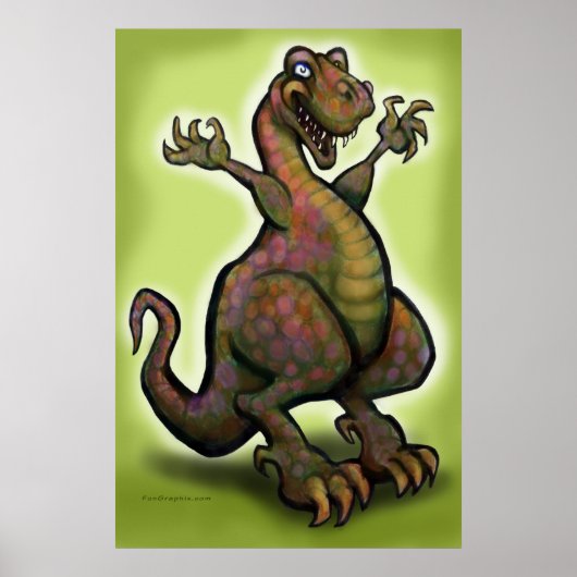 T-Rex Poster (Voorkant)