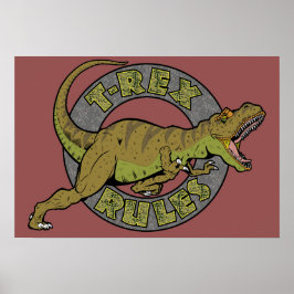 t-Rex Poster Regels