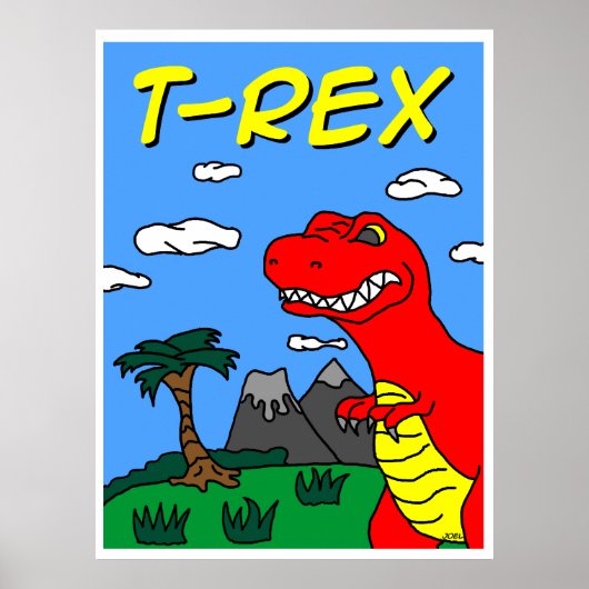 T-Rex Poster!! Rij 24x32!!! Poster (Voorkant)