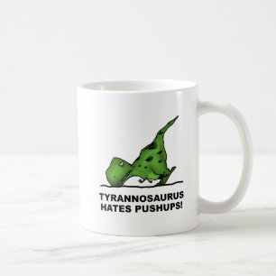 T-Rex Pushups Funny Mug Koffiemok