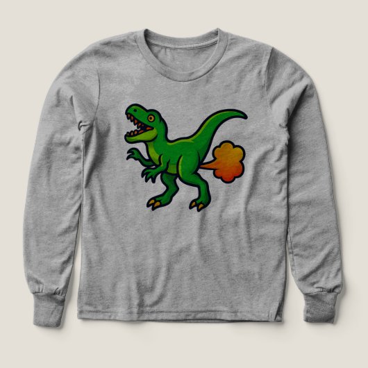 T-Rex qui péte et qui rit! (Motif recto)