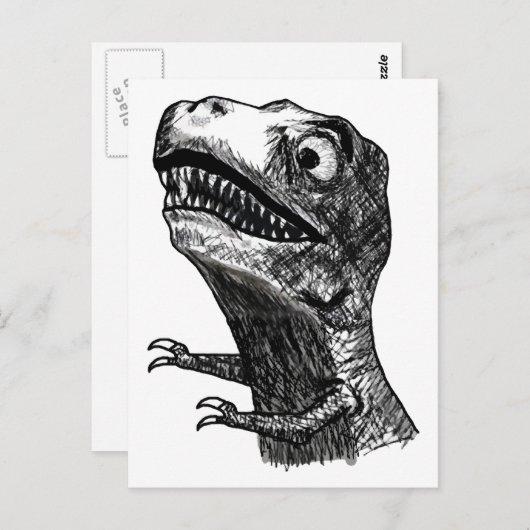 T-Rex Rage Meme - Briefkaart (Voorkant / Achterkant)