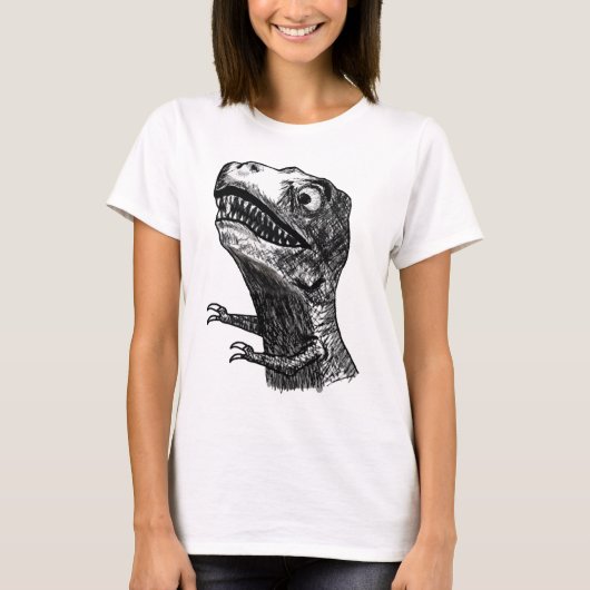T-Rex Rage Meme - Dames uitgerust met T-shirt (Voorkant)