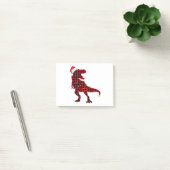 T Rex Red Pset Buffalo Dinosaur kerstpyjama Post-it® Notes (Kantoor)