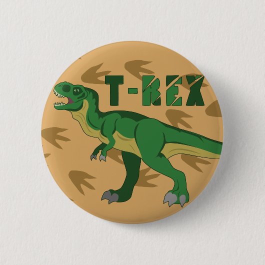 T-Rex Ronde Button 5,7 Cm (Voorkant)