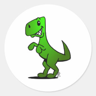 T-Rex Ronde Sticker