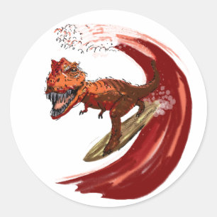 T reX Ronde Sticker