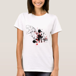 T-Rex (rood en zwart) T-shirt
