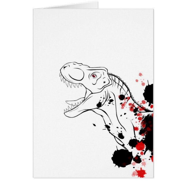 T-Rex (rouge et noir) (Devant)