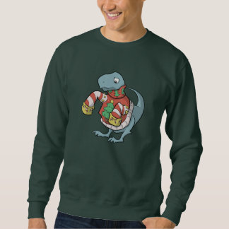 T. Rex-Shirt met kerstkeuken Trui
