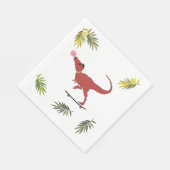 T-rex-skater Servet (Hoek)