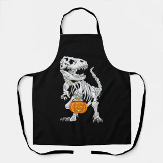 T-Rex skeleton Halloween-kostuum Schort