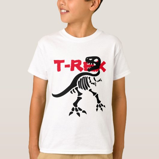 T-rex Skeleton T-shirt (Voorkant)