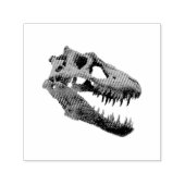 T-Rex Skull Dino Botten Fossil Dinosaur Tyrannosau Zelfinktende Stempel (Design)