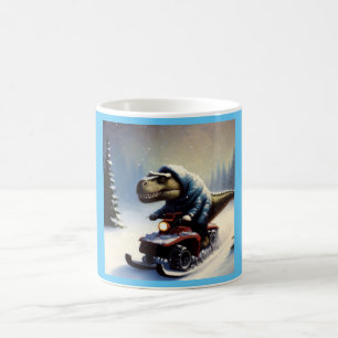 T Rex Sneeuwscooter Koffiemok