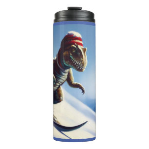 T Rex Snowboarden Thermosbeker
