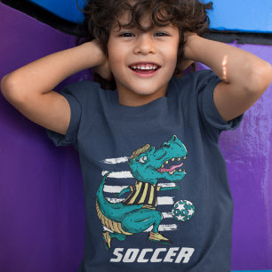 T-Rex Soccer Player Sport T-Shirt