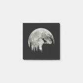 T Rex staande op berg maanlicht Halloween Post-it® Notes (Voorkant)