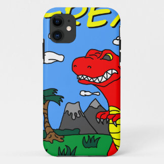 T-Rex Stuff!! iPhone 11 Hoesje