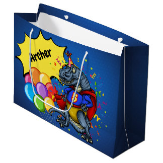 T-Rex Superheld 5th Birthday Groot Cadeauzakje